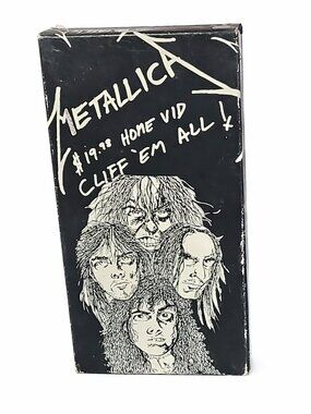 Metallica $19.98 Home Vid Cliff 'em All!